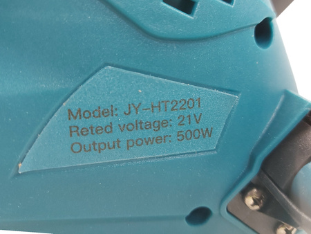 Akumulatorowe nożyce do żywopłotu JY-HT220 500W