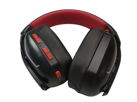 Słuchawki bezprzewodowe nauszne z mikrofonem Fachixy FC-300 GAMINGOWE LED