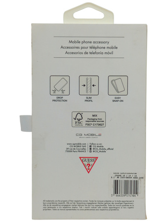 Etui Guess Plecki do Apple iPhone 15 brązowe