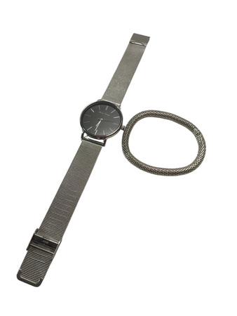 ZEGAREK DAMSKI THIERRY SCHAEFFER NA SREBRNEJ BRANSOLECIE