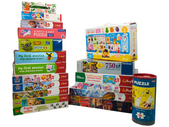 Puzzle Box 19 sztuk Mix Tytułów Motywów