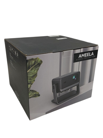 Inteligentny projektor 4K AMEELA autofokus 30000 lm 1080P Wi-Fi BT Netflix