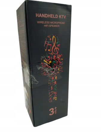 Bezprzewodowy Mikrofon do karaoke Bluetooth Android/iOS