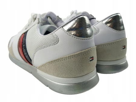 Sneakersy niskie damskie TOMMY HILFIGER rozmiar 39 BIAŁE