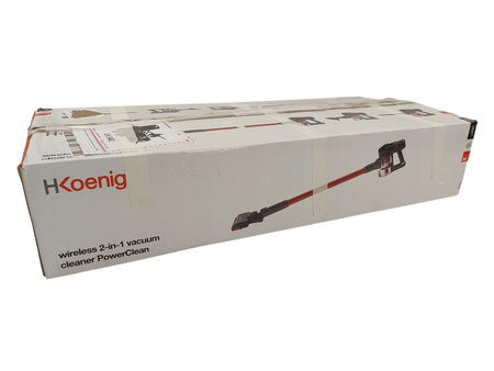 Bezprzewodowy odkurzacz pionowy 3w1 H.Koenig UP600 PowerClean 22,2 V