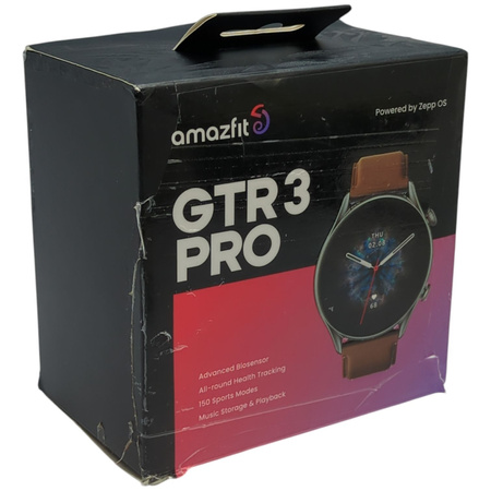 Smartwatch Amazfit GTR 3 Pro Brown Leather Brązowy