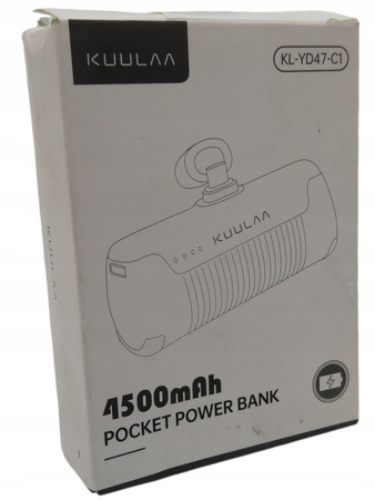 POWEBANK 4500mAh KABEL USB KUULAA KL-YD47-C1 CZARNY