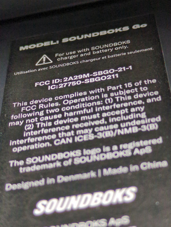 Głośnik przenośny Bluetooth Soundboks GO Czarny