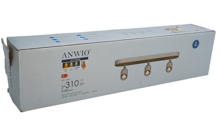 Spotlight LED ANWIO LG11A-480C-15 18W barwa zimna 230V sufitowy