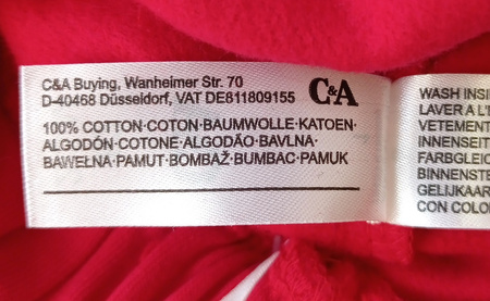 Spodnie dziecięce C&A 62CM Czerwone