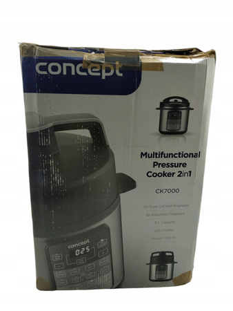 Garnek wielofunkcyjny multocooker szybkowar Concept CK7000 1500 W 6 litrów