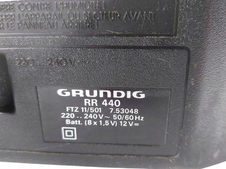 Radiomagnetofon Grundig RR 440