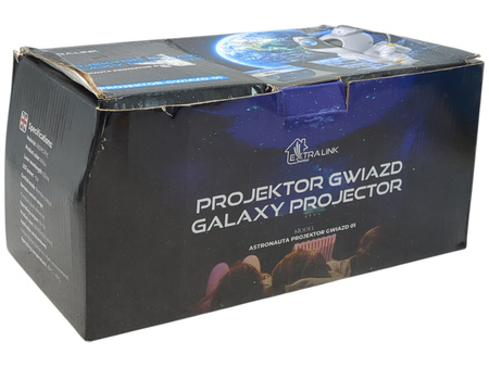 Projektor Astronauta Rzutnik gwiazd Lampka nocna dla dziecka Extralink