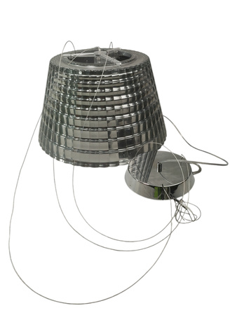 Lampa wisząca STOŻEK Redlux CORONA R12055 E27 Srebrna