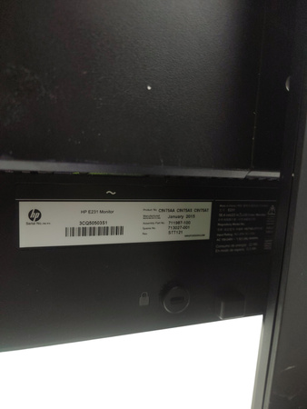 Monitor HP E231 23 " 1920 x 1200 px TN