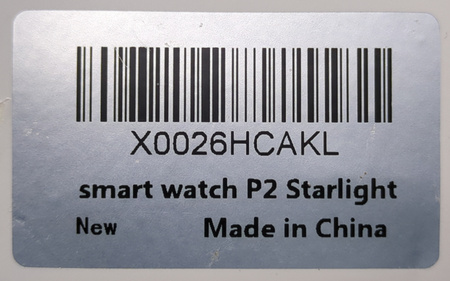 Smartwatch P2 1.85" Połączenia Bluetooth, Monitor Sportu i Zdrowia Beż