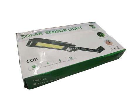 Lampa Latarnia Solarna z czujnikiem ruchu 60SMD