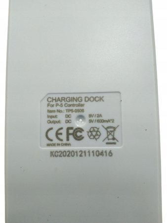 ŁADOWARKA STACJA DOKUJĄCA 2 PADY PLAYSTATION DUALSENSE PS5 TP5-0506