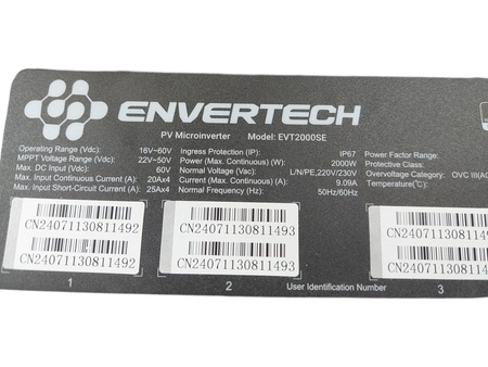 Mikroinwerter Envertech EVT2000SE
