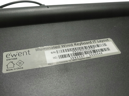 Klawiatura podświetlana QWERTY Ewent EW3268