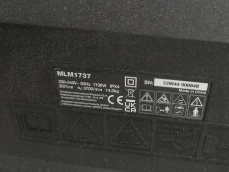 KOSIARKA ELEKTRYCZNA MAC ALLISTER 1700W 37CM MLM1737