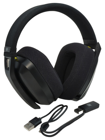 Słuchawki BEZPRZEWODOWE GAMINGOWE z Mikrofonem Nauszne BLUETOOTH Dla Graczy