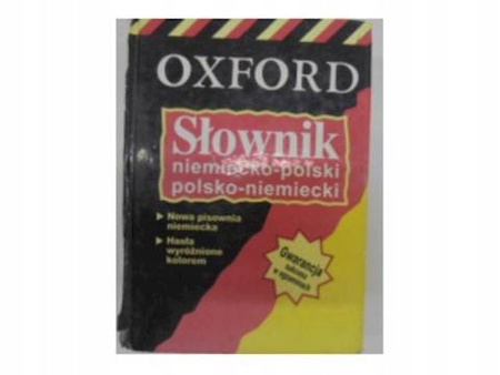 Oxford Słownik niemiecko-polski polsko-niemiecki Praca zbiorowa