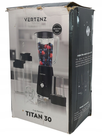 Blender kielichowy Vertenz Titan 30 Czarny
