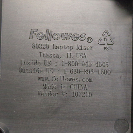 Podstawka pod laptopa Fellowes szara