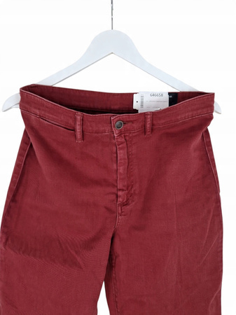 Vince. Spodnie Damskie Cropped Bordowe Rozmiar 29