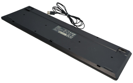 Klawiatura przewodowa membranowa HP TPA-L001K QWERTY czarna