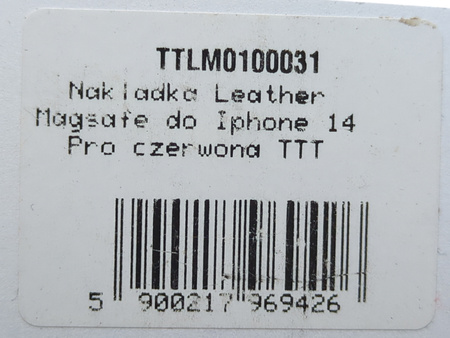 Plecki etui Magsafe do Apple Iphone 14 Pro czerwony