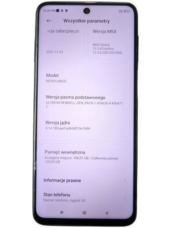 Smartfon Xiaomi Redmi Note 9 Pro M2003J6B2G 6/128GB