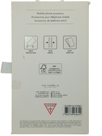 Etui Guess Metal Outline MagSafe do iPhone 14 Pro