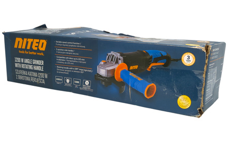 Szlifierka kątowa 1200 W 125mm NITEO 250200-ANG