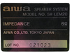 Głośniki Kolumny Aiwa SX-LEM20 6ohm