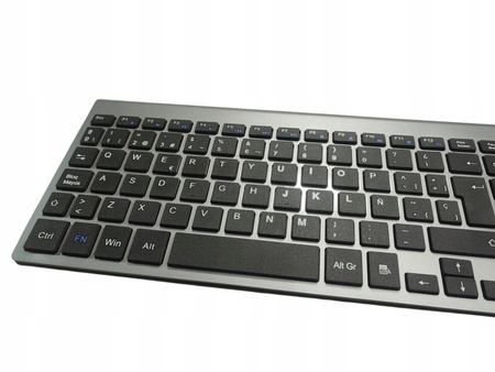 Bezprzewodowa klawiatura Cimetech KF10 2.4GHz slim cicha USB