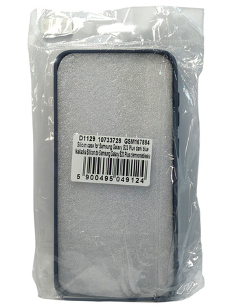 Etui Silicone Case do Samsung Galaxy S23+ granatowe