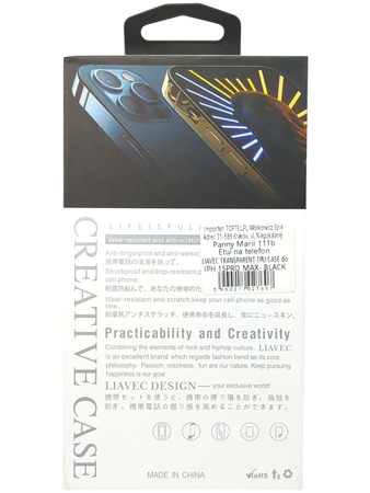 Etui Liavec Transparent do iPhone'a 15 Pro Max