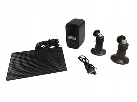 Kamera IP zewnętrzna solarna wodoodporna FOAOOD DF220 czarna