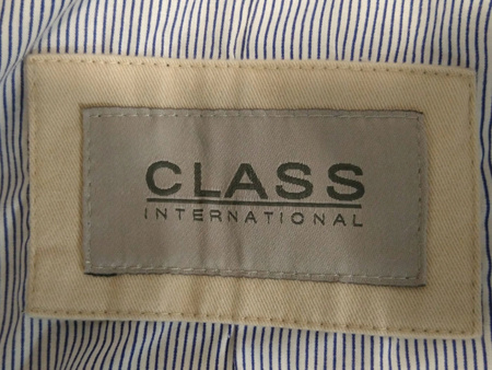 MARYNARKA MĘSKA CLASS INTERNATIONAL ROZMIAR 50 KREMOWA