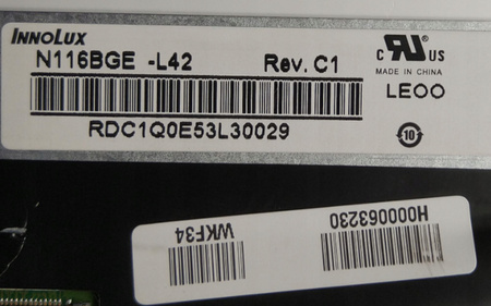 Matryca Innolux N116BGE -L42 11,6" 1366x768px