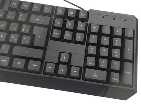 Klawiatura przewodowa membranowa Klim Chroma AZERTY