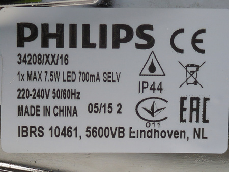 Kinkiet łazienkowy Philips Mira 34208/11/16 LED 6 W chrom
