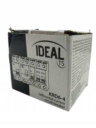 Wyłącznik Różnicowoprądowy 3-faz 25A 30mA na szynę TH35 IDEAL