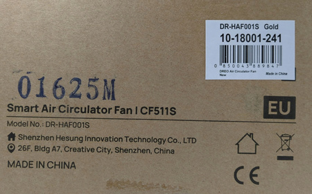 Wentylator oscylacyjny Dreo CF511S WIFI 4 Prędkości Inteligentny 40W