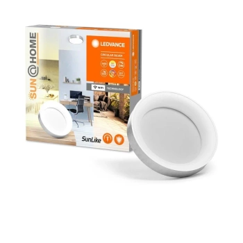 INTELIGENTNA LAMPA SUFITOWA LED WiFi 18,5W CIRCULAR SILVER LEDVANCE