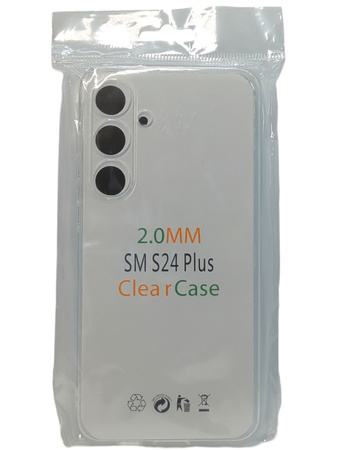 Etui Plecki do Samsung Galaxy S24 Plus Clear Case bezbarwne