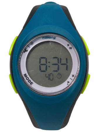 Zegarek cyfrowy sportowy na silikonowym pasku KALENJI 2484421 niebieski