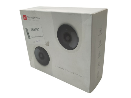 Kamera wewnętrzna IP YI Home 2K Pro 2szt. DOMOWY MONITORING